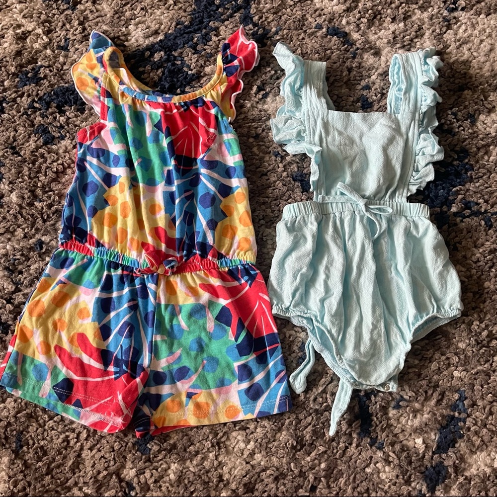 4 Listings 15$! 3 Toddler Rompers
